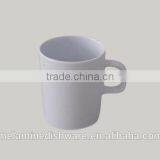 White Melamine Cup With Lid thumbnail-1