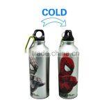 Cold Color Changing Aluminum Bottle Spiderman thumbnail-1