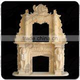 High Quality Fireplace With Stone With Low Price thumbnail-2