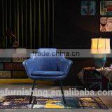 YYA14 Dark Blue Color Leather Modern Club Chair 2016 New Fashion Leisure Chair for Club thumbnail-3