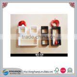 2015 hotsale MDF wooden wall cube shelf