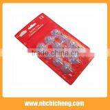 12pcs Plastic Bathroom Suction Cup Hoop thumbnail-1