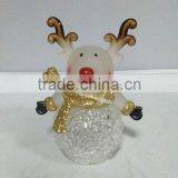 Craft Plastic LED Lighting Lovely Christmas Snowman Deer Decorations thumbnail-3