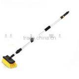 Microfiber Soft Bristle Telescopic Car Wheel Wash Dust Detailing Cleaning Brush Flow Through Brush Series thumbnail-2