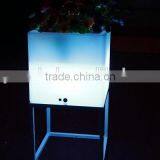 Plastic PE Rectangle Night Club Bar Glowing Led Cube Shaped Ice Bucket thumbnail-6