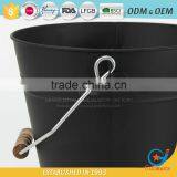 Iron Powder Coating Coal Hod Bucket Metal Ash Bucket With Lid thumbnail-6