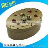 Metal Little Bear Carved Gold Jewelry Box thumbnail-2