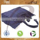 New Design Denim Tote Bag With Handle & With Loop Closure thumbnail-4