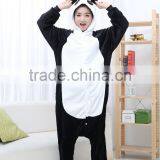 Flannel Cartoon Adult Animal Jumpsuit Animal Pajamas Jumpsuit Panda Design