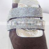 PU Insole Silvery Wholesale Women Shoes With Hook Loop thumbnail-4