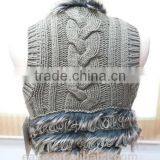 2017 Fashionable Leisure Striped Pullover Cashmere Sweater Dress for Ladies thumbnail-2