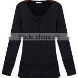 Oem Latest Casual Dresses for Women,custom Ladies Long Sleeve T-shirts thumbnail-5