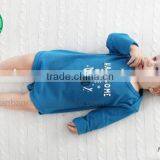 OEM Service Full Sleeve Boutique Cotton Baby Romper Hot Selling Baby Bodysuit thumbnail-4