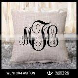 Wholesale Monogrammed Linen Pillow Case thumbnail-3