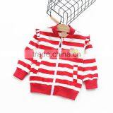 Spring Casual Style Striped Cotton Wholesale Girls Jacket thumbnail-4