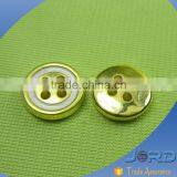 South America Hot Sale Girl Clothing Plating Concave Two Hole Plastic ABS Sewing Buttons thumbnail-5