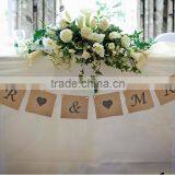 Mr & Mrs Bunting Wedding Decor , Top Table Decor thumbnail-1