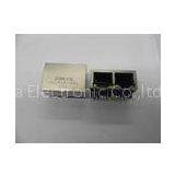 1000BASE 1x2 Tab Down RJ45 filter with internal magnetics for Fiber Optic Transceivers applications