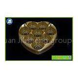 Chocolate Heart-shaped Plastic Food Packaging Trays With PS Pantone