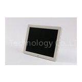 Decorative White 12 Inch LCD Digital Photo Frame With 128MB - 8GB Card