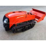 Mini remote control crawler tractor - trencher