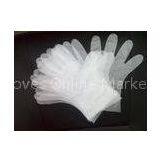 Clear Large Phthalate Free Disposable Poly Gloves Adequate Thickness