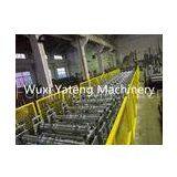 Galvanized Steel Floor Deck Roll Forming Machine 28 Roller Station Customised Size