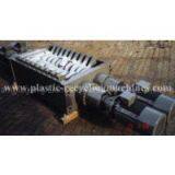 crushing plastic and rubber pipe, wood, die head Double shaft shredder