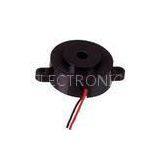32*14.3MM Wire Active Buzzer 12 Volt , Piezo Alarm Transducer