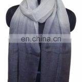 90% Pashmina Wool /10% Silk Ombre Shawls Scarves Stoles thumbnail-3