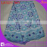 African Big Swiss Lace Fabric for Wedding Dress Lace Material thumbnail-2