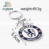 Wholesale Zinc Alloy Custom Round Shape Metal Keychain thumbnail-3