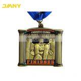 Custom Design Double Buffalo Cheap Marathon Sport Medal thumbnail-4