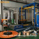 In-line Automatic Rotary Arm Pallet Stretch Ring Wrapping Machine For Bags thumbnail-5