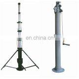 Vehicle 9m Military Crank up Manual Mast Pole With Rotation 360 Degree thumbnail-2
