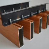 Outdoor Aluminum Square Pass Oem Cultural Rooms Original Ecological Wood Grain thumbnail-3