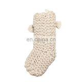 2020 Amazon Hot Sale Hand Made Holiday Gift Knitted Chunky Knit Blanket Bag,knit Blanket Cover With Tassel thumbnail-4