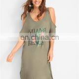 2019 сексуальные бадани с открытыми плечами для купальников. Легкие летние платья с принтом букв, в стиле Майами. Бадани для женщин на пляж thumbnail-5