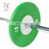 Olympics Barbell Weight Plates Rubber Gym Equipment thumbnail-5