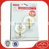 Strong Adhesive Removable Hold White Plastic Ceiling Hook thumbnail-1