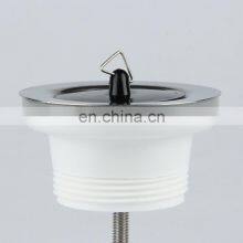 Plastic Kitchen Sink Drain Assembly Waste Strainer and Basket thumbnail-1