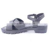 Latest Asian Style Wholesale Slingback Low Heel Sandals Shoes for Women With Buckle thumbnail-5