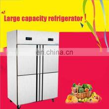 Double-temperature Four-door Refrigerator Commercial Refrigerator Storage Cabinet Vertical Refrigerator Freezer Cabinet Price thumbnail-1