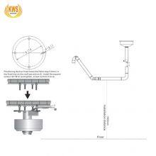 36W LED Dental ENT Surgery Veterinary Medical Ceiling-type Shadowless Examination Light thumbnail-4