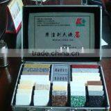 Aluminum Quartz Display Box With Inner Lattice Shape