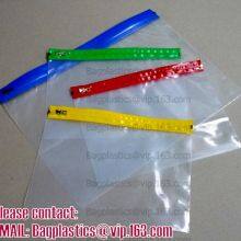 Slider Zipper PVC Pouch Clear Vinyl PVC k Bag, Slider Bag for Underwear Packaging Slider Zipper Vinyl Bag for Clot thumbnail-1