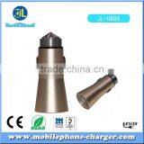 High Quality With Blister Box OEM Customized Car Charger 12V Metal Casing Auto Charger thumbnail-1