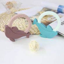 Wholesale Stretchable Folding New Material Silicone De Silicon Shark Shape Healthy Soft Silicone Kids Toy thumbnail-2