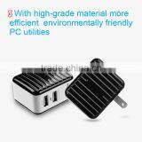 3.4A MFi Travel Charger With Dual USB Port & Foldable US AC Plug for IPhone IPad IPod thumbnail-5