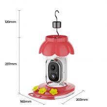 Outdoor Electronic Bird Feeder Cam Hanging Smart Humming Camera 2.4G-WIFI 3MP Hummingbird Feeder With Camera AI Identifies Bird thumbnail-5